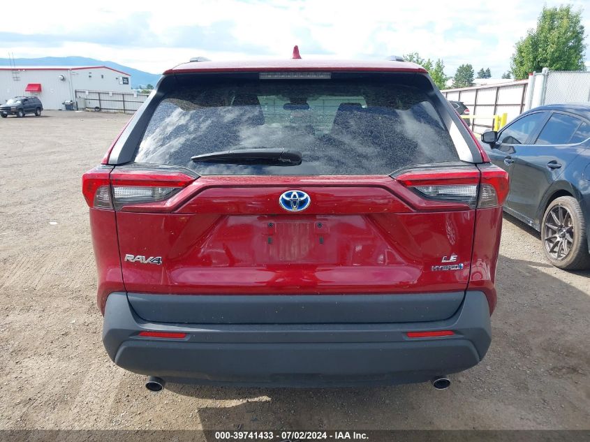 2021 Toyota Rav4 Hybrid Le VIN: 4T3MWRFV4MU029638 Lot: 39741433