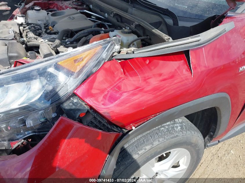 2021 Toyota Rav4 Hybrid Le VIN: 4T3MWRFV4MU029638 Lot: 39741433