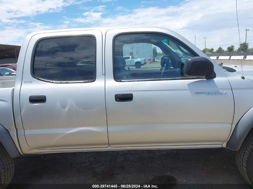 2002 Toyota Tacoma Prerunner V6 VIN: 5TEGN92NX2Z035435 Lot: 39741445