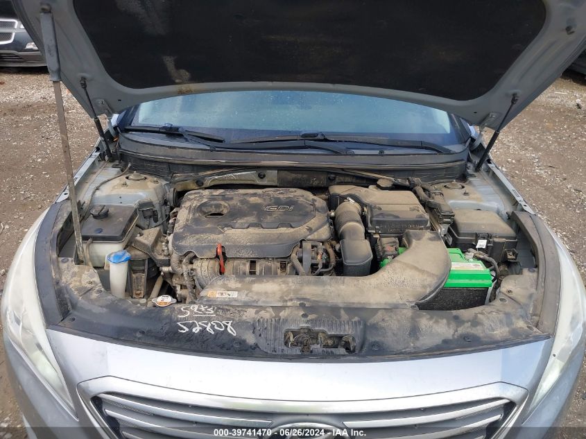 2016 Hyundai Sonata Se VIN: 5NPE24AF6GH326845 Lot: 39741470