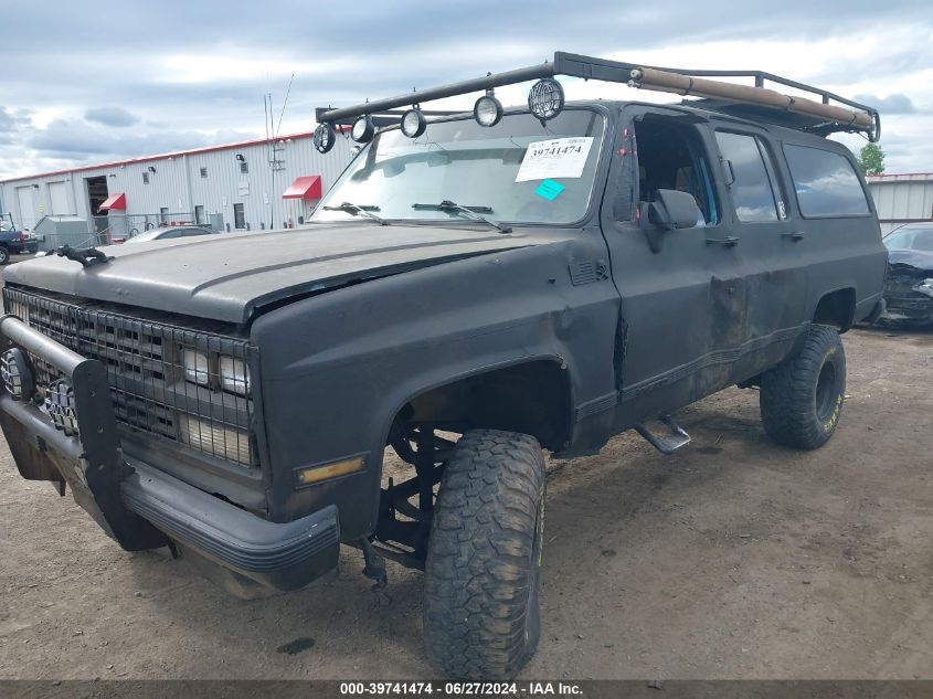 1990 Chevrolet Suburban V1500 VIN: 1GNEV16K3LF180055 Lot: 39741474