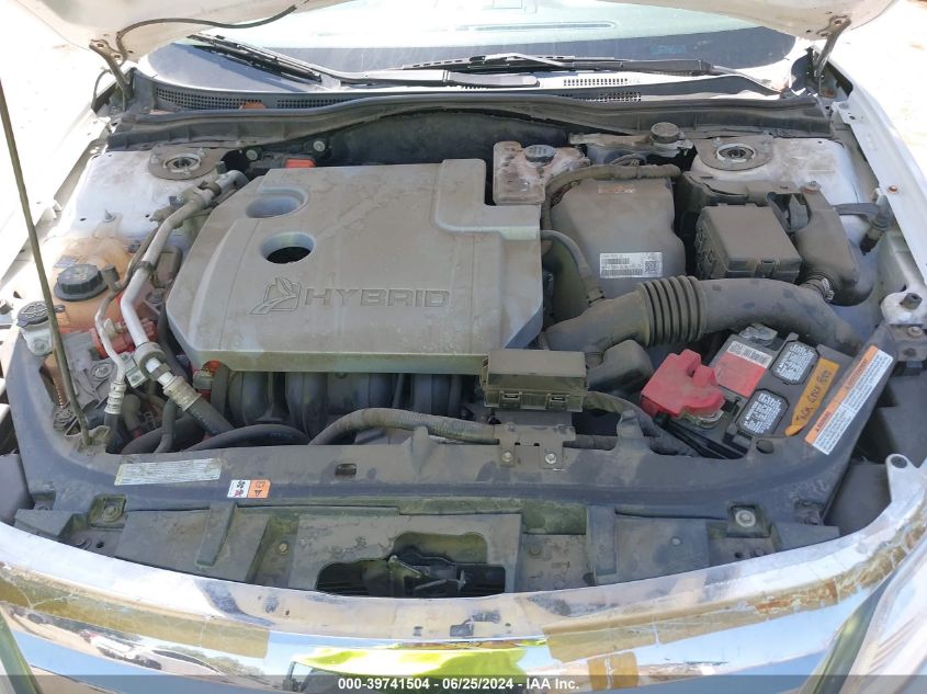 2012 Ford Fusion Hybrid VIN: 3FADP0L30CR28410 Lot: 39741504