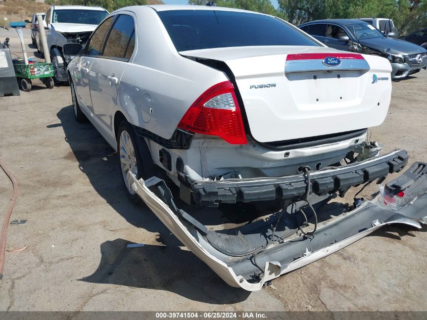 2012 Ford Fusion Hybrid VIN: 3FADP0L30CR28410 Lot: 39741504