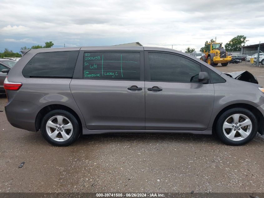 2018 Toyota Sienna L 7 Passenger VIN: 5TDZZ3DC6JS952339 Lot: 40814470