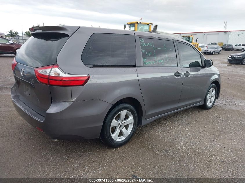 2018 Toyota Sienna L 7 Passenger VIN: 5TDZZ3DC6JS952339 Lot: 40814470