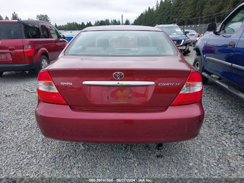 2003 Toyota Camry Le VIN: 4T1BE32K63U223856 Lot: 39741508