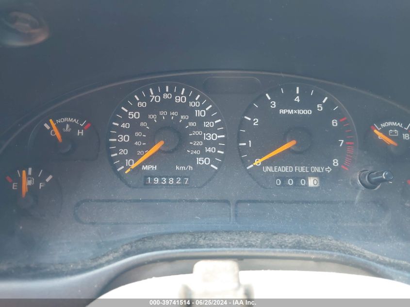 1997 Ford Mustang Gt VIN: 1FALP42X1VF203693 Lot: 39741514