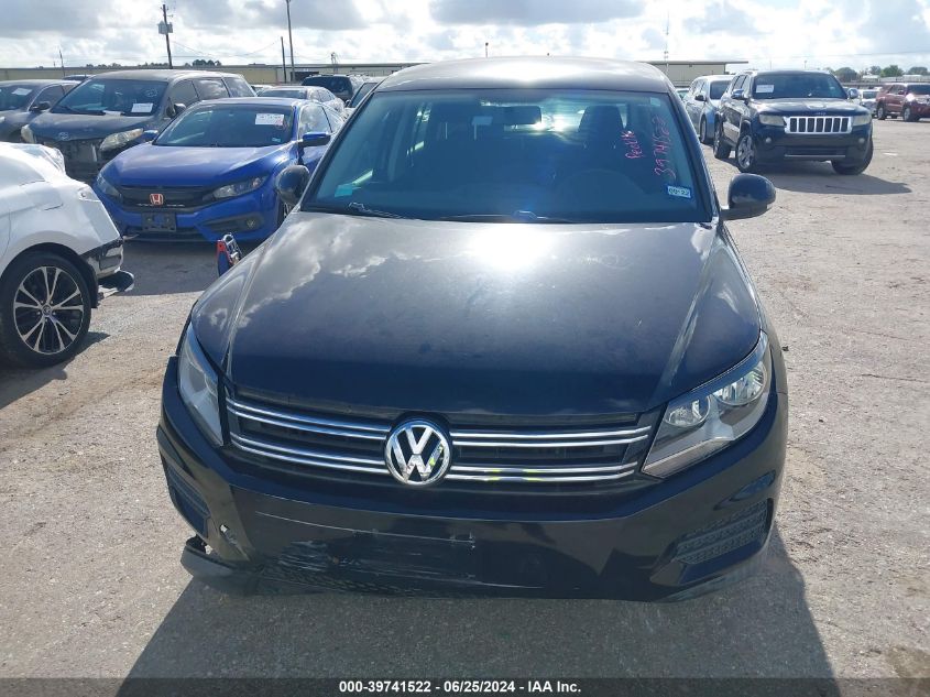 2012 Volkswagen Tiguan S VIN: WVGAV7AX3CW502816 Lot: 39741522