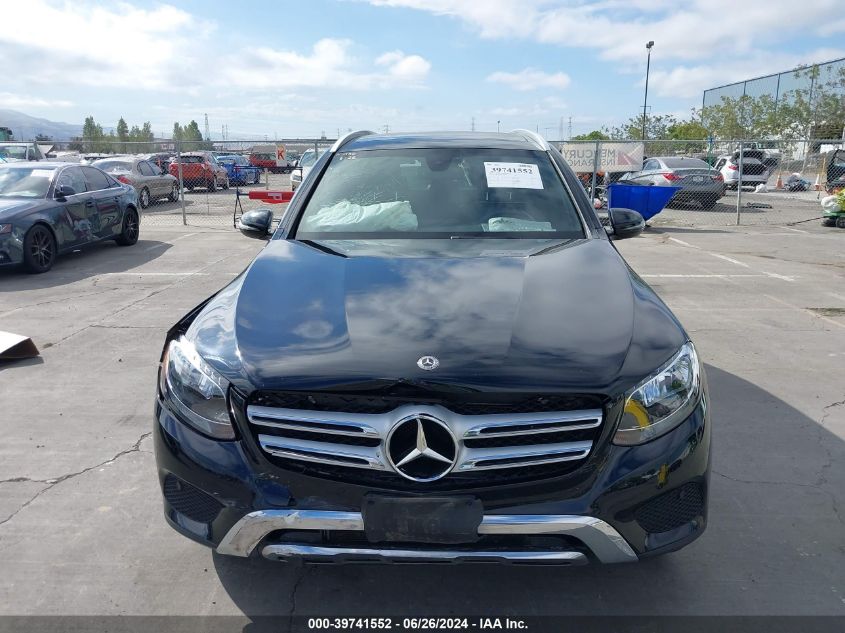 2019 Mercedes-Benz Glc 300 4Matic VIN: WDC0G4KB0KV174510 Lot: 39741552