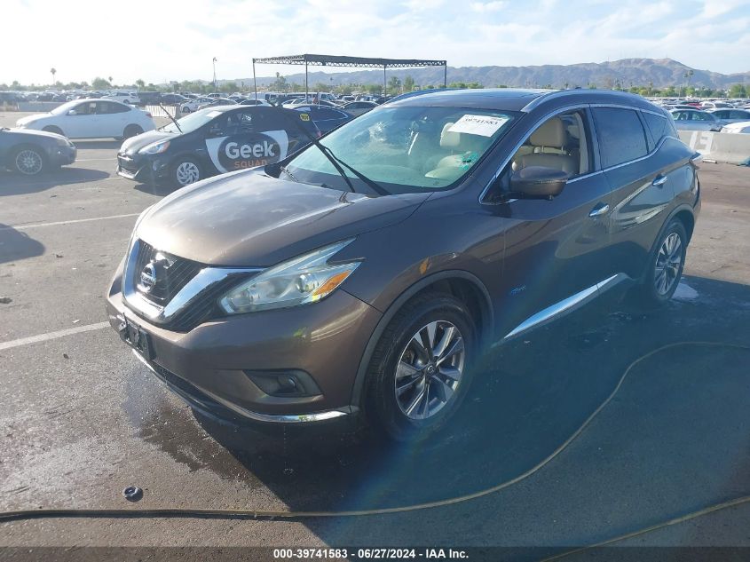 5N1CZ2MH8GN145617 2016 NISSAN MURANO - Image 2