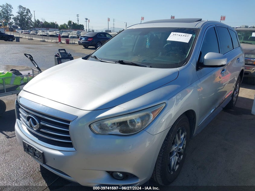 2013 Infiniti Jx35 VIN: 5N1AL0MNXDC341164 Lot: 39741597