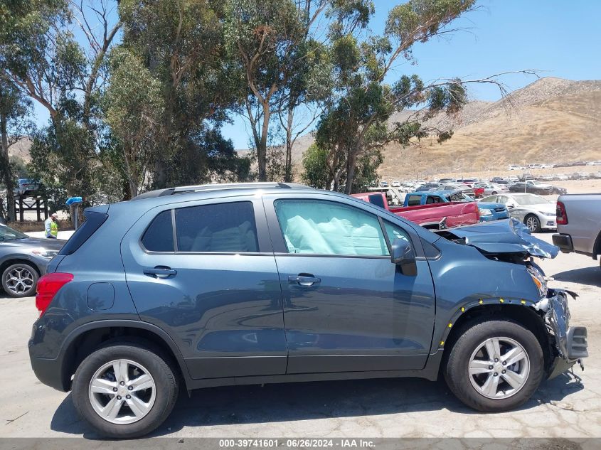 2022 Chevrolet Trax Awd Lt VIN: KL7CJPSM7NB568290 Lot: 39741601