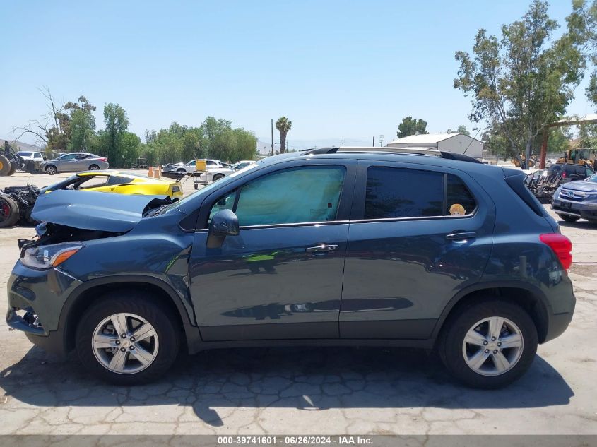 2022 Chevrolet Trax Awd Lt VIN: KL7CJPSM7NB568290 Lot: 39741601