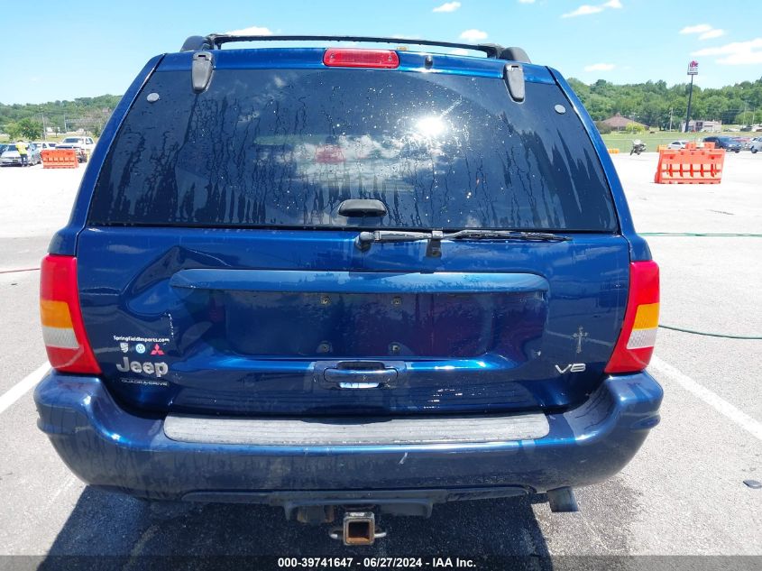 2001 Jeep Grand Cherokee Limited VIN: 1J4GW58N71C694643 Lot: 39741647