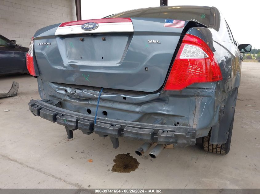 2012 Ford Fusion Sel VIN: 3FAHP0JA9CR206286 Lot: 39741654