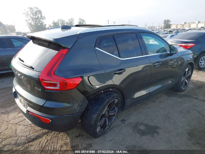 2019 Volvo Xc40 T4 Inscription VIN: YV4AC2HL3K2059778 Lot: 39741666