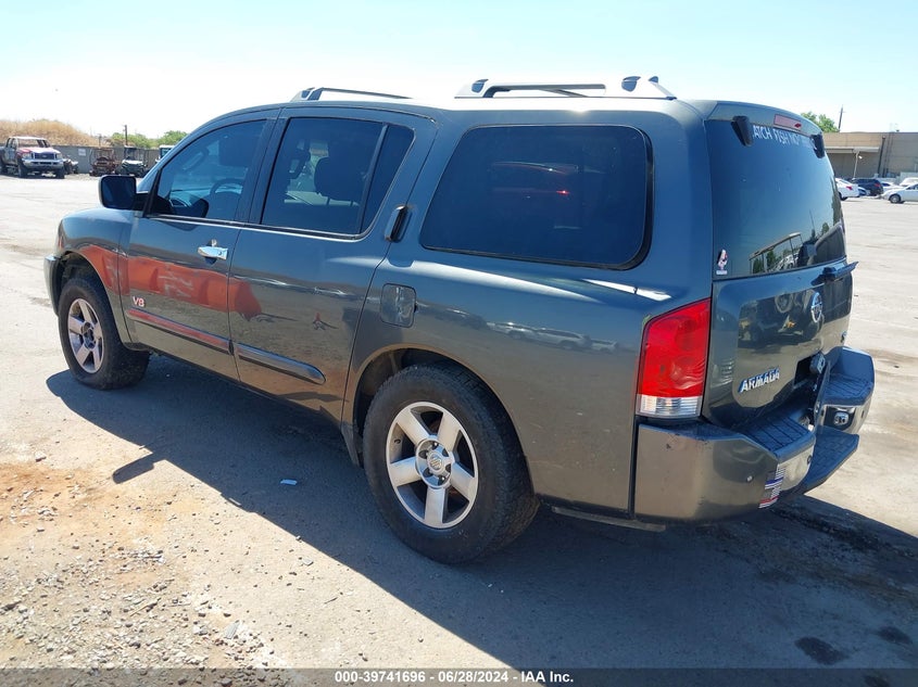 2006 Nissan Armada Se VIN: 5N1AA08B56N729397 Lot: 39741696