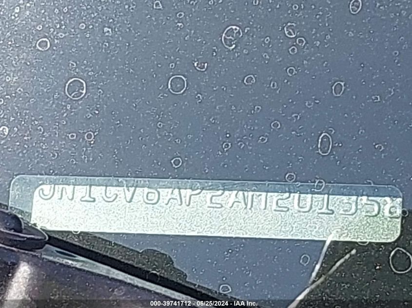 2010 Infiniti G37 Journey VIN: JN1CV6AP2AM201358 Lot: 39741712