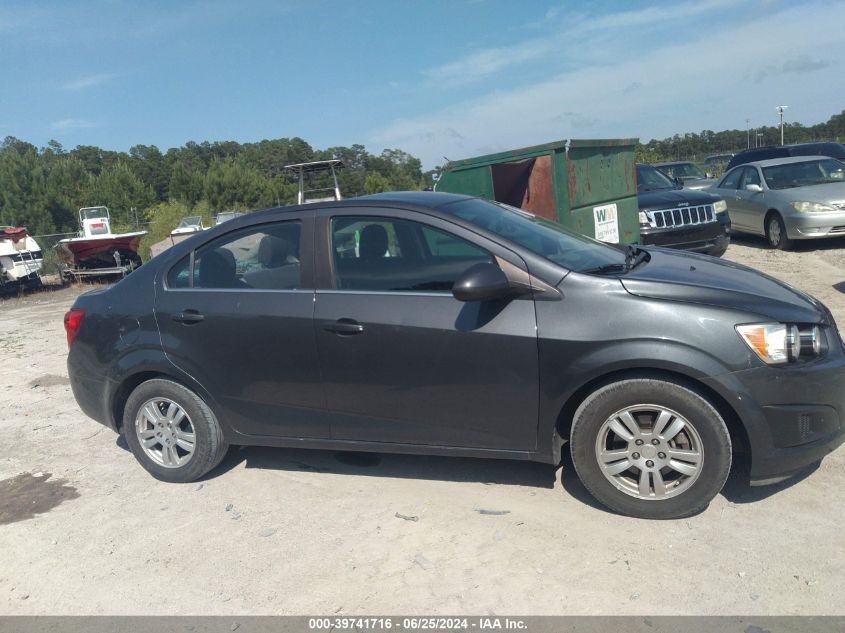 2013 Chevrolet Sonic Lt Auto VIN: 1G1JC5SB6D4148359 Lot: 39741716