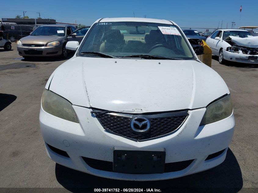2006 Mazda Mazda3 I VIN: JM1BK12F661502394 Lot: 39741752