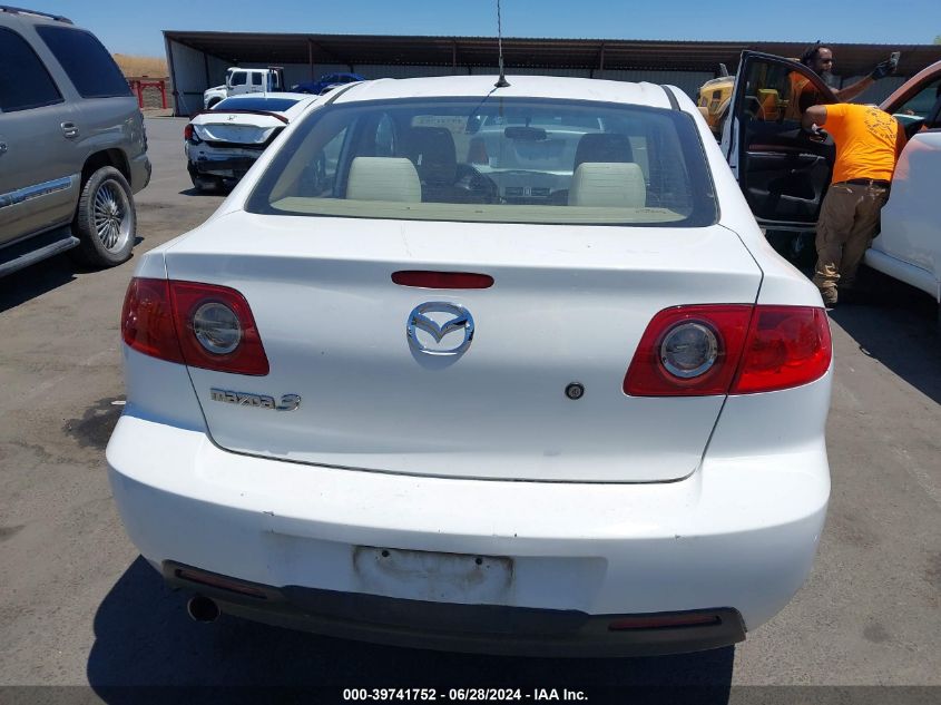 2006 Mazda Mazda3 I VIN: JM1BK12F661502394 Lot: 39741752
