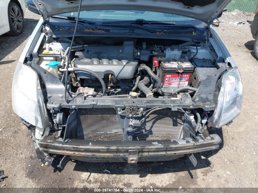 2010 Nissan Sentra 2.0Sr VIN: 3N1AB6AP9AL720868 Lot: 39741754