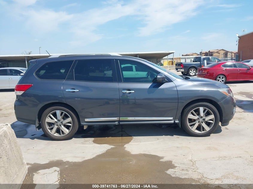 2014 Nissan Pathfinder Platinum VIN: 5N1AR2MN2EC690511 Lot: 39741763