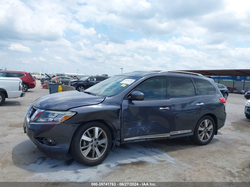 2014 Nissan Pathfinder Platinum VIN: 5N1AR2MN2EC690511 Lot: 39741763