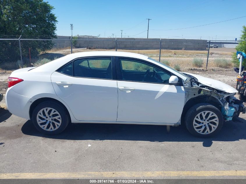 2018 Toyota Corolla Le VIN: 2T1BURHE9JC057791 Lot: 39741766