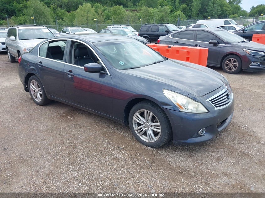 2011 Infiniti G25X VIN: JN1DV6AR0BM451608 Lot: 39741770