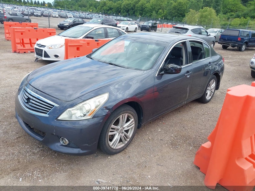 2011 Infiniti G25X VIN: JN1DV6AR0BM451608 Lot: 39741770