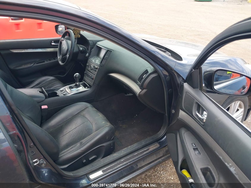 2011 Infiniti G25X VIN: JN1DV6AR0BM451608 Lot: 39741770