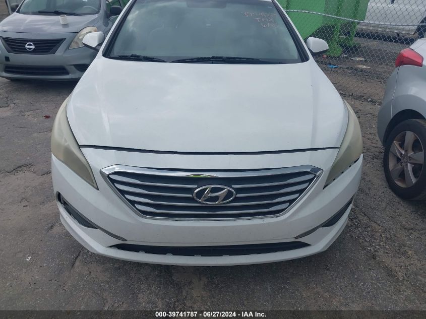 2015 Hyundai Sonata Se VIN: 5NPE24AF9FH049283 Lot: 39741787