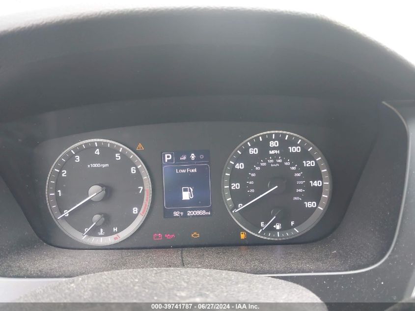 2015 Hyundai Sonata Se VIN: 5NPE24AF9FH049283 Lot: 39741787