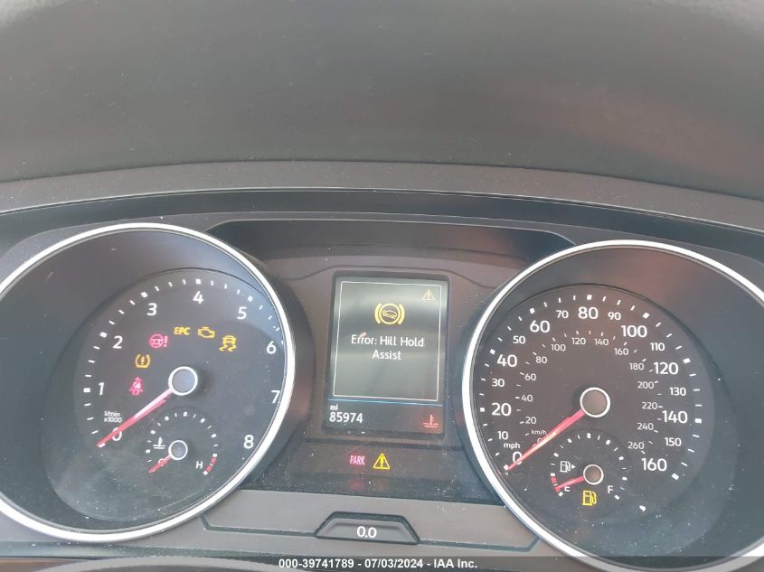 2018 Volkswagen Tiguan 2.0T S VIN: 3VV1B7AX3JM010430 Lot: 39741789