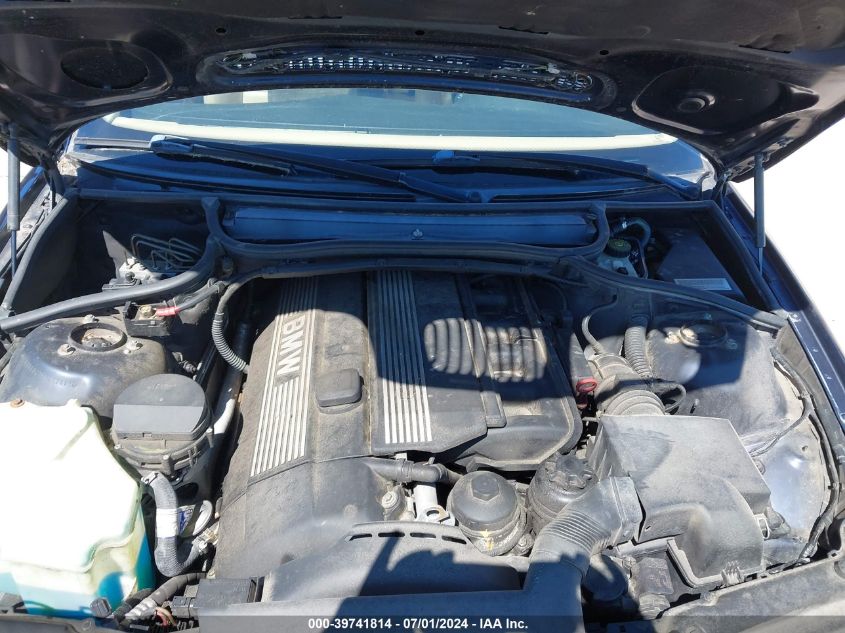 2000 BMW 323I VIN: WBAAN3341YNC92441 Lot: 39741814