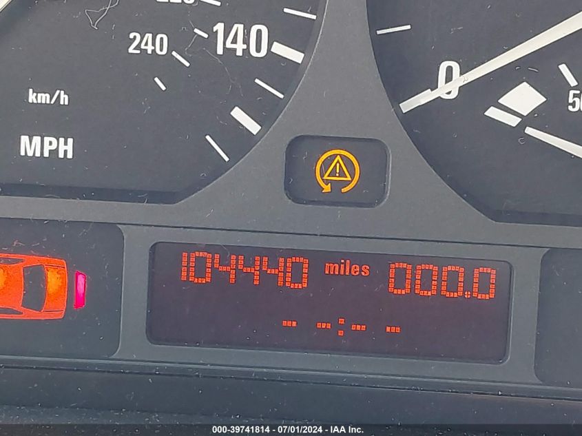 2000 BMW 323I VIN: WBAAN3341YNC92441 Lot: 39741814