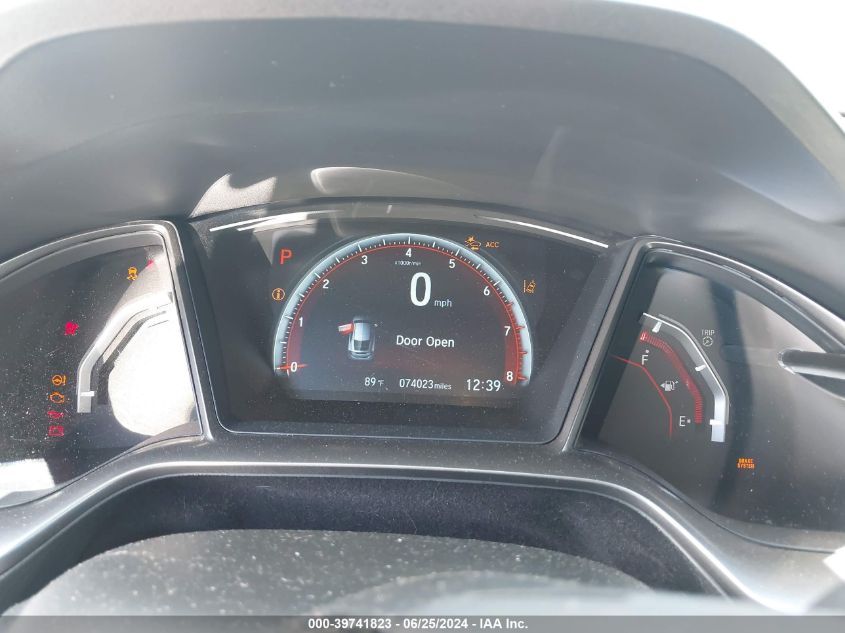 2018 Honda Civic Sport Touring VIN: SHHFK7H97JU225677 Lot: 39741823