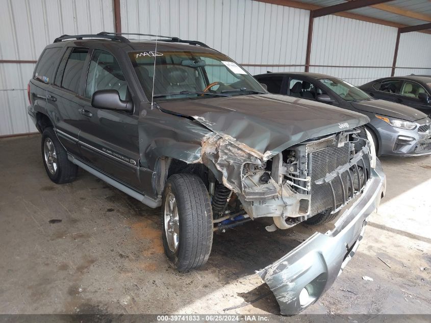 2004 Jeep Grand Cherokee Overland VIN: 1J8GW68J84C190687 Lot: 39741833