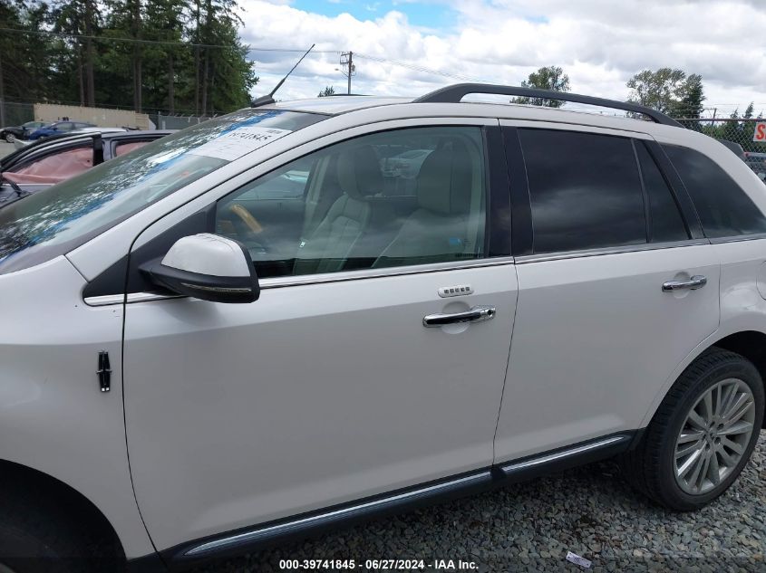 2013 Lincoln Mkx VIN: 2LMDJ6JK6DBL05900 Lot: 39741845