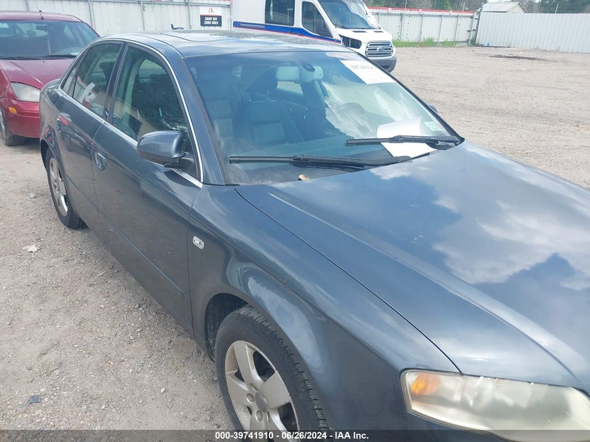 2006 Audi A4 2.0T VIN: WAUDF78E46A064163 Lot: 39741910