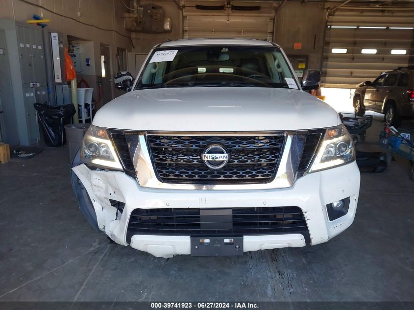 2017 Nissan Armada Platinum VIN: JN8AY2NE5H9705885 Lot: 39741923