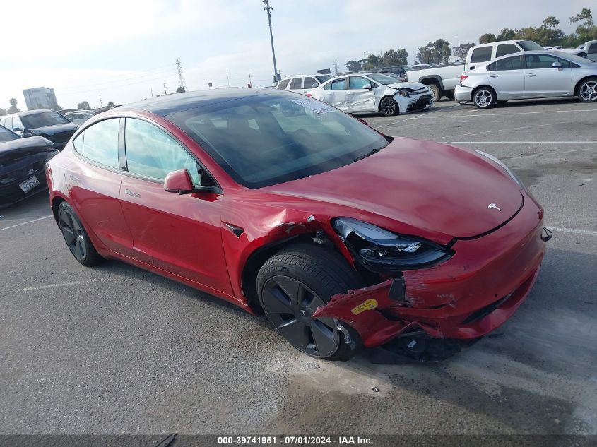 2022 Tesla Model 3 Long Range Dual Motor All-Wheel Drive VIN: 5YJ3E1EB2NF362242 Lot: 39741951