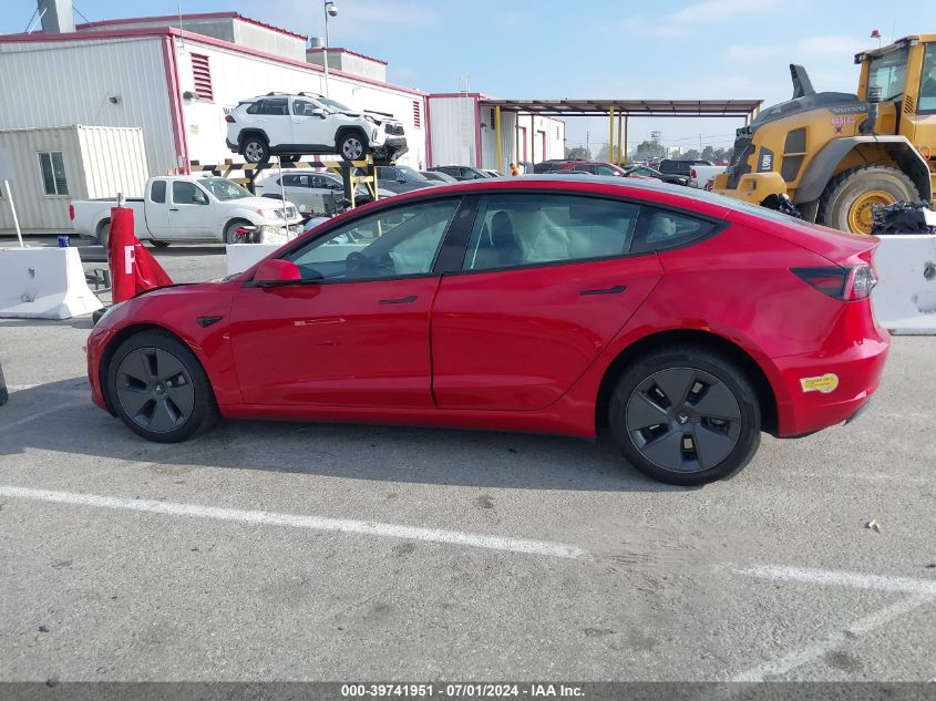 2022 Tesla Model 3 Long Range Dual Motor All-Wheel Drive VIN: 5YJ3E1EB2NF362242 Lot: 39741951