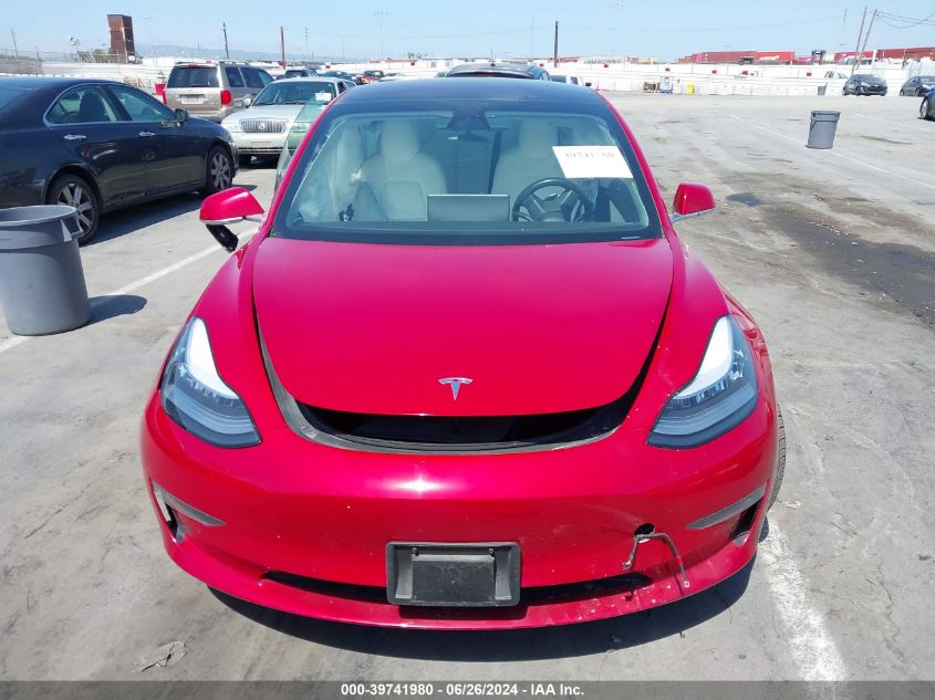 2019 Tesla Model 3 VIN: 5YJ3E1EB2KF391865 Lot: 39741980