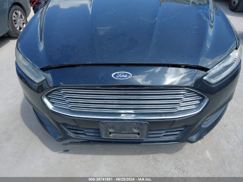 2013 Ford Fusion Se VIN: 3FA6P0HR5DR360286 Lot: 39741981