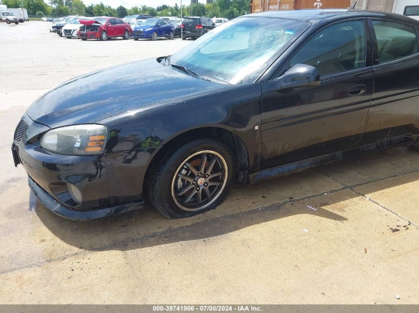 2006 Pontiac Grand Prix VIN: 2G2WP552361207609 Lot: 39741986