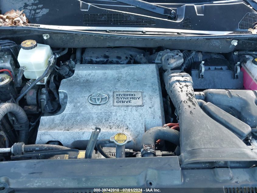 2012 Toyota Highlander Hybrid Limited V6 VIN: JTEDC3EH4C2007465 Lot: 39742010