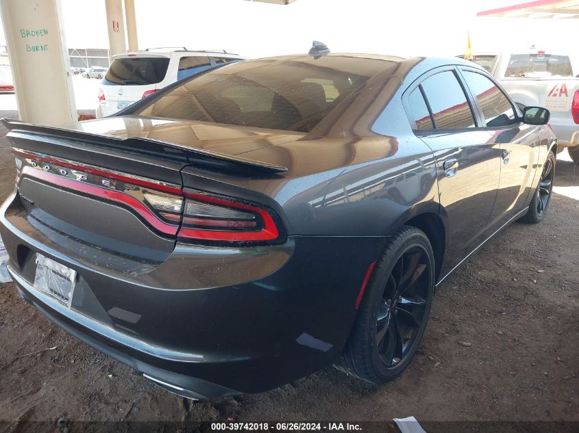 VIN 2C3CDXHG5HH642947 2017 DODGE CHARGER SXT RWD