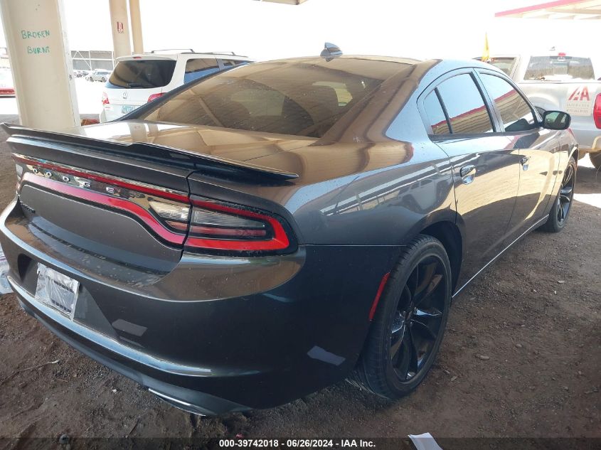 2017 Dodge Charger Sxt Rwd VIN: 2C3CDXHG5HH642947 Lot: 39742018